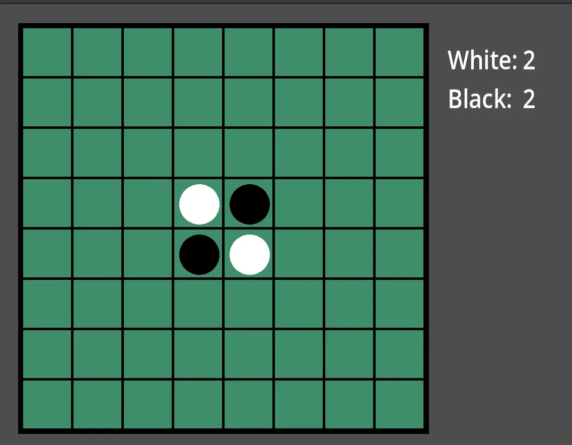 Reversi board