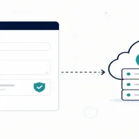 Diagram of a browser form challenge verifying a token with a Cloudflare Worker.